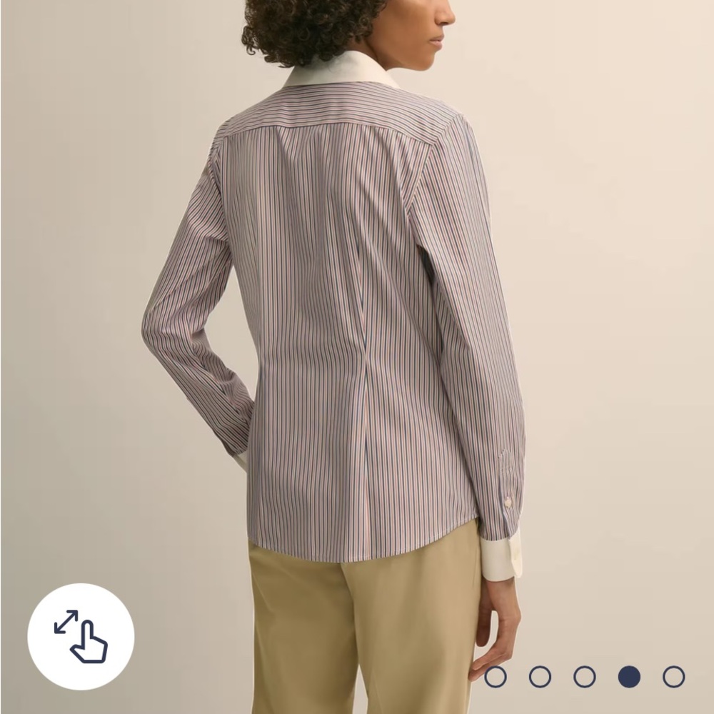 Brooks Bros. Purple Gingham Fitted Buttoni-Up Shirt - Picture 6 of 8